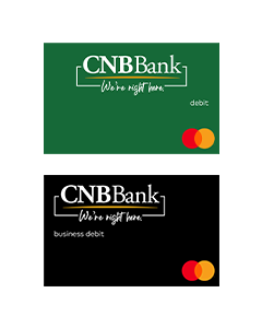 photo of cnb banks debit mastercards for digital wallet